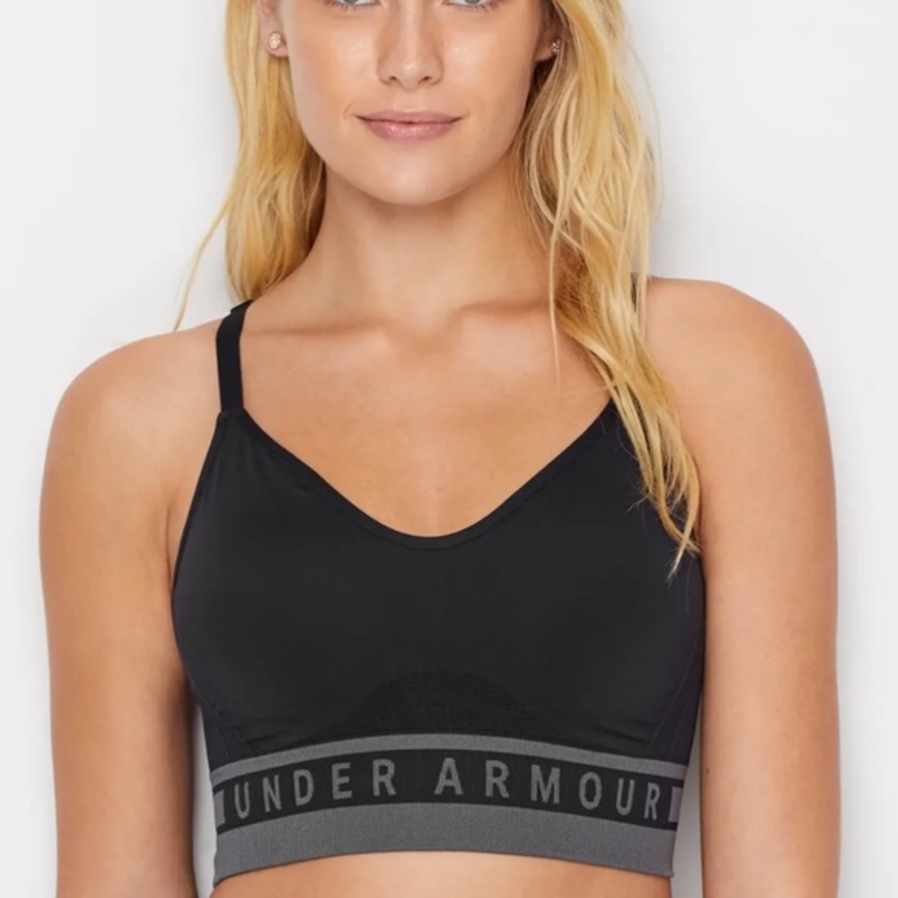 Under Armour‎ | Black Seamless Longline Sports Bra - Picture 14 of 14